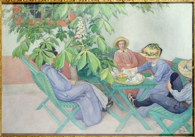栗の木の下、1912 作： Carl Larsson