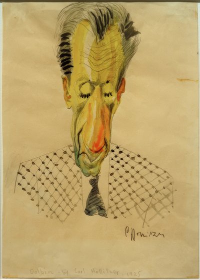 BFDolbin - C.-Fによる似顔絵。 Hollitzer、1925 作： Carl Leopold Hollitzer