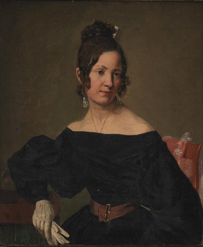 女優のアンナ・ニールセン 作： Carl Løffler