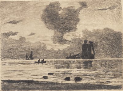 海での夜 作： Carl Locher