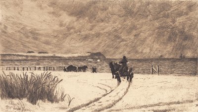 ホルンベックの冬の日 作： Carl Locher
