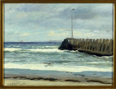 ビーチで 作： Carl Ludvig Locher