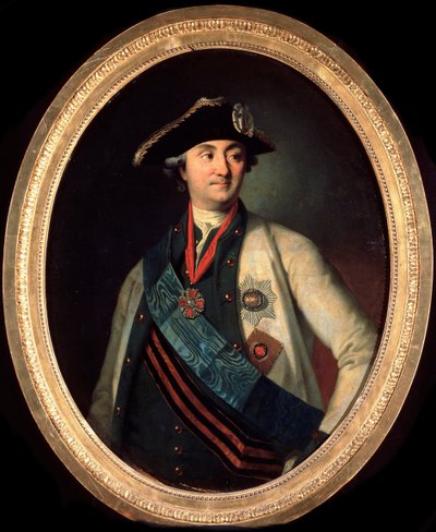 チェスマのアレクセイ・グリゴリエヴィチ・オルロフ伯爵、1737–1808、1779。 作： Carl Ludwig Johann Christineck