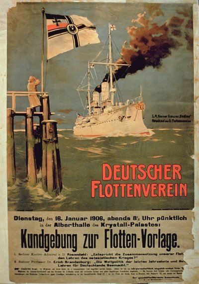 ドイツ艦隊ラリー」の広告 作： Carl Malchin