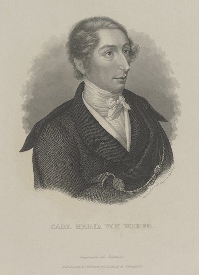 カールマリアフォンウェーバー1786-1826、c。 1840。 作： Carl Mayer