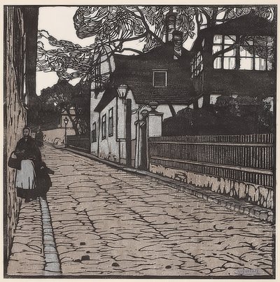 テレーズクローネスの家。 1902 作： Carl Moll