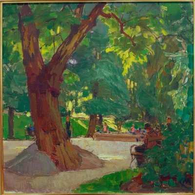 ハイリゲンシュタット公園（ベートーベン公園） 作： Carl Moll
