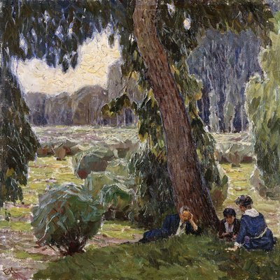 Auでリラックス。ラストインデアオー 作： Carl Moll