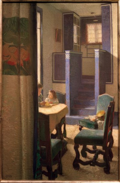 ホーエヴァルテの家のサロン 作： Carl Moll