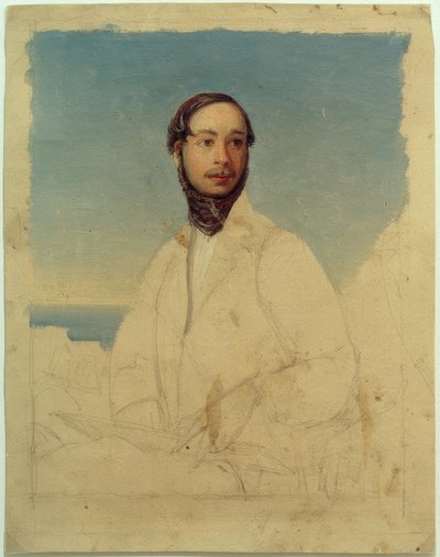 カールモーゲンシュテルン-自画像1835 作： Carl Morgenstern