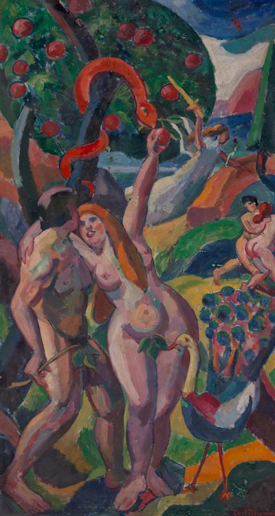 1932年以前のアダムとイブ。 作： Carl Newman