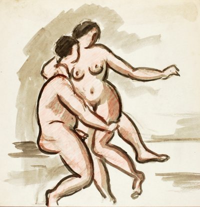 男性と女性のヌード 作： Carl Newman