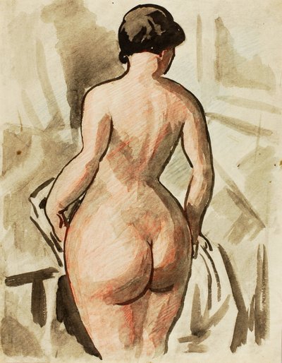 立ち姿の女性ヌード 作： Carl Newman