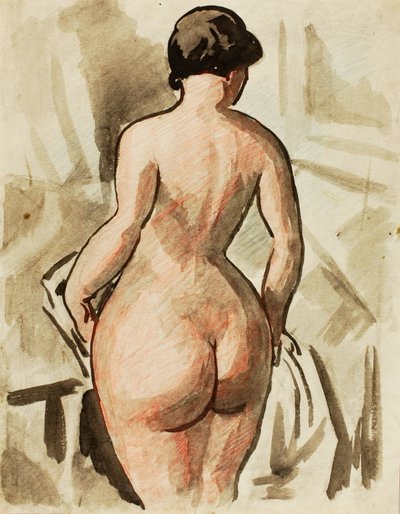 立つ女性のヌード 作： Carl Newman