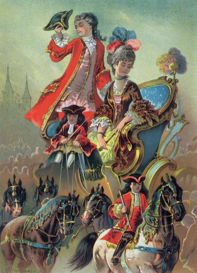 戦車では、「くるみ割り人形」のイラスト、ETAホフマン作（1776-1822）1883 作： Carl Offterdinger