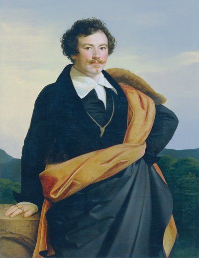 自画像 作： Carl Peter Goebel d. Ä.