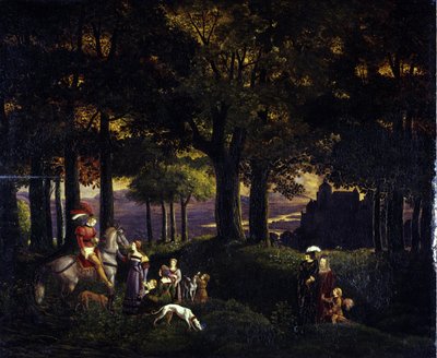 道に迷った騎士 作： Carl Philipp Fohr