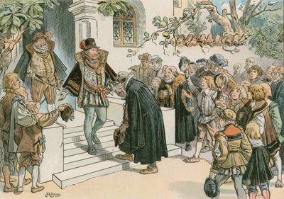 ヨアヒムフリードリヒが1607年にヨアヒムスタルシェス体育館をオープン 作： Carl Rohling