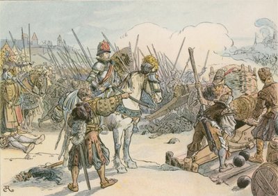 ヨアヒム2世は1542年にトルコ戦争で主導権を握っていました 作： Carl Rohling