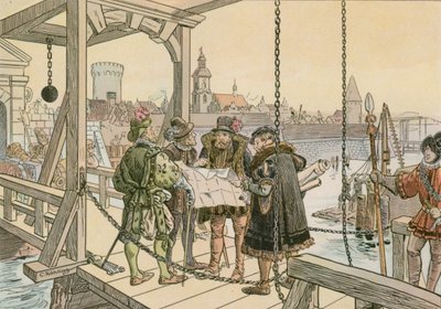 ジョンジョージ、1580年のシュパンダウ城塞の計画 作： Carl Rohling