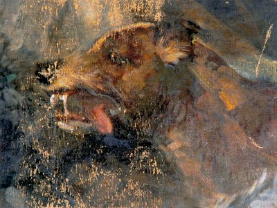 犬の頭 作： Carl Rudolf Huber