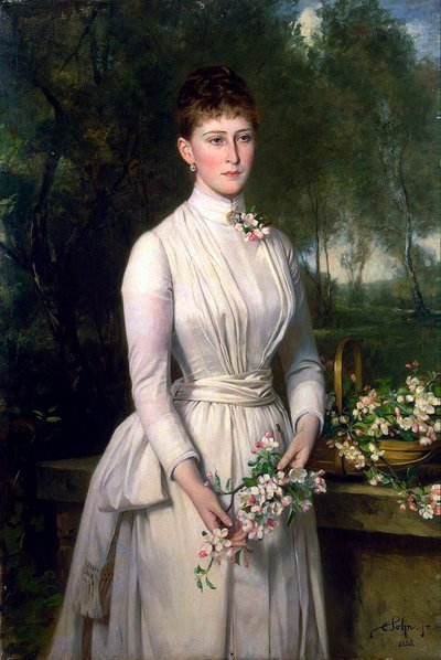 大公妃エリザヴェータ・フョードロヴナの肖像、1864–1918、1885年。 作： Carl Rudolph Sohn