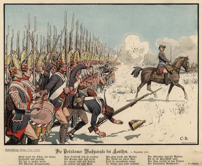 ロイセンの戦いでのプロイセン歩兵 作： Carl Röchling