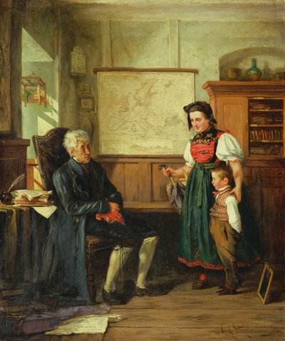 練習に入る、1862 作： Carl Schlosser