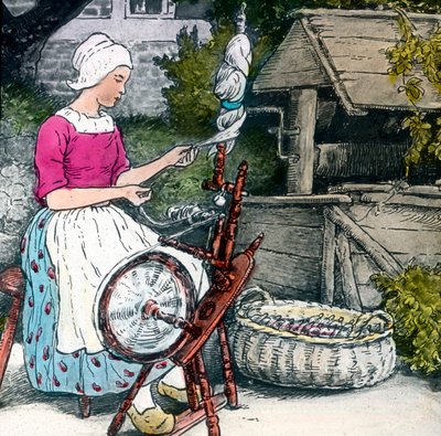 グリム童話集 母ハルダ画像は1910年頃のもの。カール・サイモン・アーカイブ 作： Carl Simon