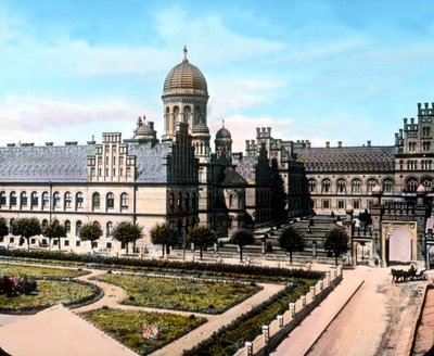 ルーマニア、ツェルノヴィッツのギリシャ正教会大司教の住居、画像は1920年頃。カール・サイモン・アーカイブ 作： Carl Simon