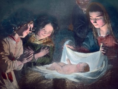 聖家族。スペイン・バロックの画家バルトロメ・エステバン・ムリーリョ（1617 - 1682）の作品。画像の年代：1900年頃。カール・サイモン・アーカイブ 作： Carl Simon