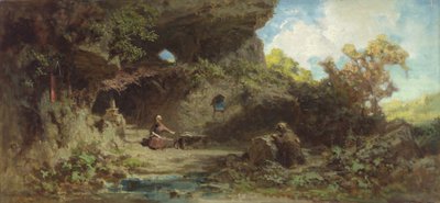 山の隠者 作： Carl Spitzweg