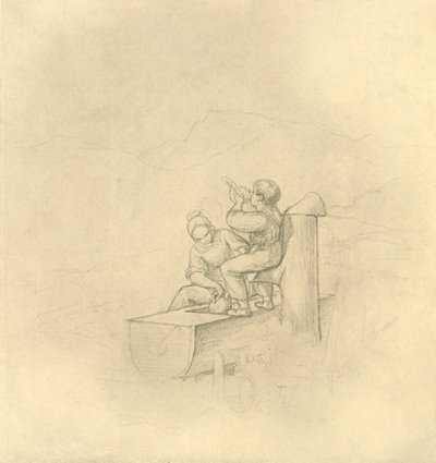 アムブルネン、19世紀半ば後半、1924年。 作： Carl Spitzweg