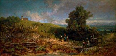 キルヒシュタイクについて 作： Carl Spitzweg