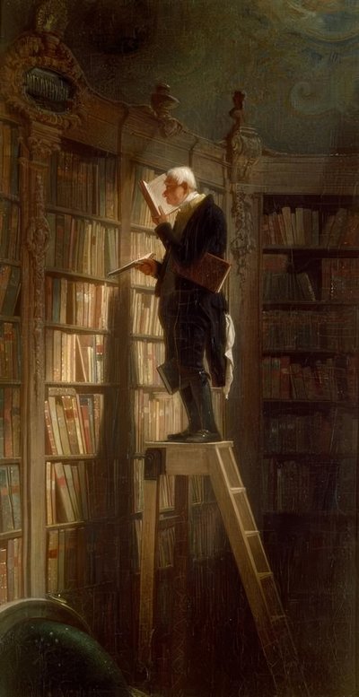 本の虫 作： Carl Spitzweg
