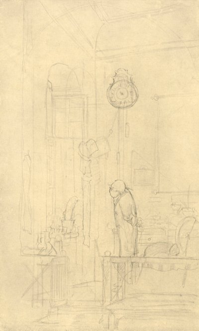 サボテンの友、19世紀半ば後半、1924年。 作： Carl Spitzweg