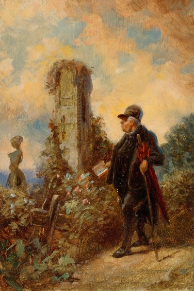 修道院長の牧師 作： Carl Spitzweg