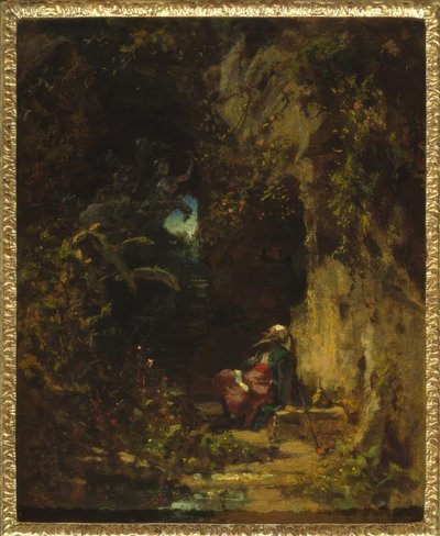 哲学者 作： Carl Spitzweg