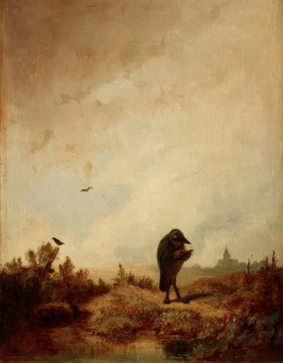 カラス 作： Carl Spitzweg