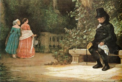 男やもめ 作： Carl Spitzweg