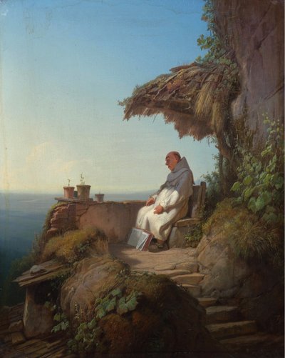 眠った仙人 作： Carl Spitzweg