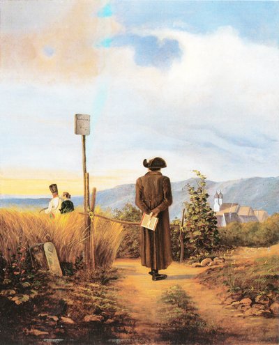 禁断の道 作： Carl Spitzweg