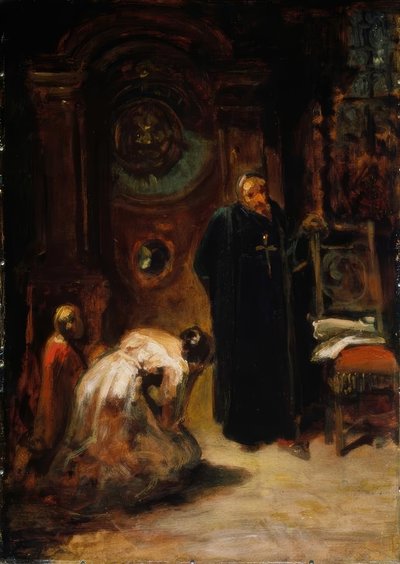 告白 作： Carl Spitzweg