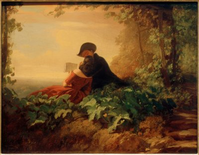 家庭教師 作： Carl Spitzweg