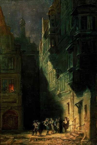 セレナーデ 作： Carl Spitzweg