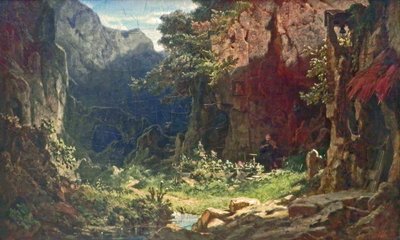 隠者 作： Carl Spitzweg