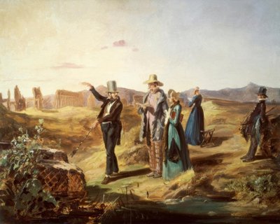 カンパーニャでの英語 作： Carl Spitzweg