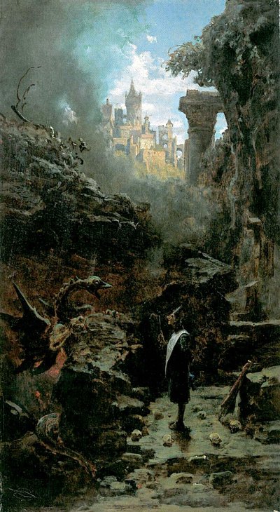 ウォーロック 作： Carl Spitzweg