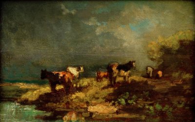 田舎の牛 作： Carl Spitzweg
