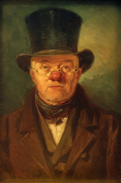 シルクハットの男 作： Carl Spitzweg